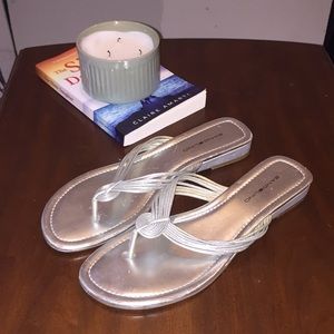 Bandolino Silver Sandals